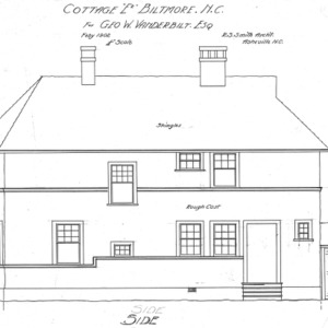 Cottage "E2" for Geo. W. Vanderbilt Esq—Side