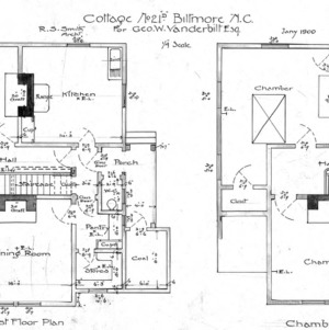 Cottage No. 21 "D"--First Floor & Chamber Plan