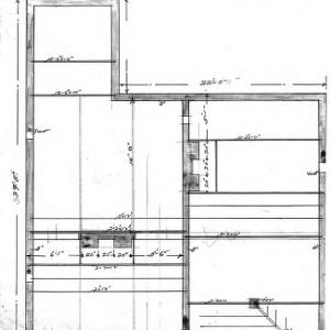 Cottage "D2" for Geo. W. Vanderbilt Esq--Foundation Plan