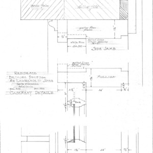 Residence--Biltmore Forest--Mr. Lawrence H. Jones--Casement Details