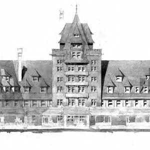 Proposed Hotel Hendersonville--Front Elevation
