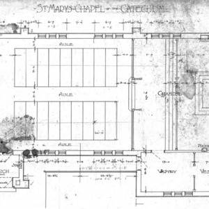 St. Mary’s Chapel of the Catechism --Floor Plan