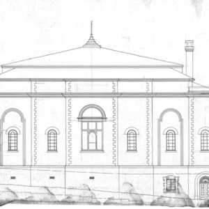St. Lawrence Church--Side Elevation