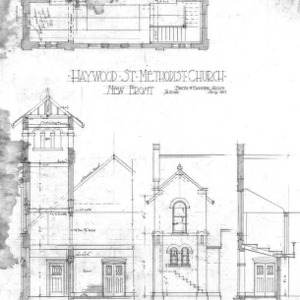 Haywood St. Methodist Church --Section “AB” Side Gable Section “C-D”