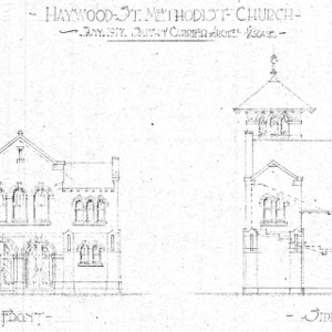 Haywood St. Methodist Church--Front & Side
