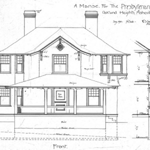 A Manse for the Presbyterian Church - Oakland Heights—Front
