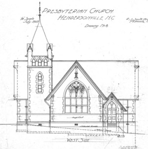 Presbyterian Church--West Side - Drawing No. 6