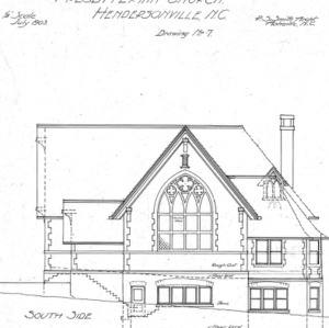 Presbyterian Church--South Side - Drawing No. 7