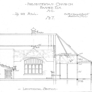 Presbyterian Church--Longitudinal Section - No. 7