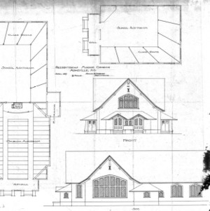 Presbyterian Mission Church--Floor Plans and Elevations
