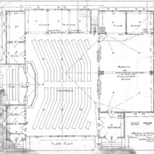 Alterations to M - E - Church--Floor Plan