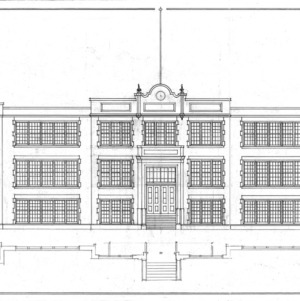 South Asheville School--Front Elevation No. 1