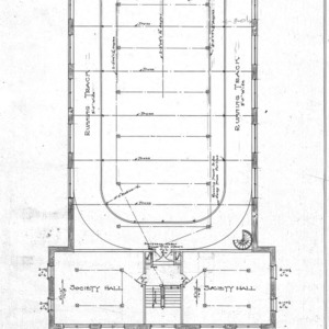 A Gymnasium for Mars Hill College--Second Floor - Drawing No. 4