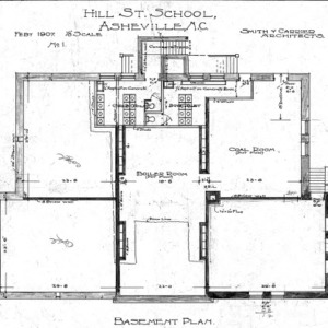 Hill St. School--Basement Plan - No. 1