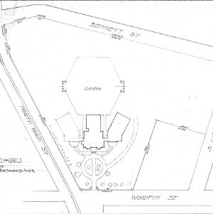 Asheville School for Girls--N. Main & Woodfin Street--Plan of Grounds