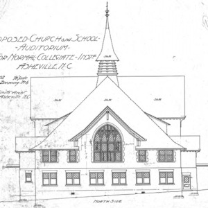 Normal Collegiate Institute--North Side - Drawing No. 6