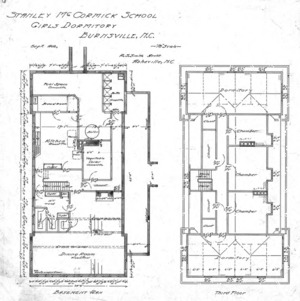 Stanley McCormick School - Girls Dormitory – Burnsville--Basement & Third Floor
