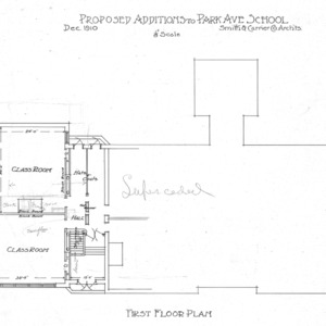 Park Avenue School - Asheville N.C. Proposed Additions - First Floor Plan