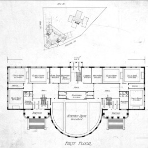 New High School – Asheville- NC - First Floor- Rd Plan