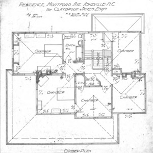 Residence Montford Ave- for Claybrook James- Esq.--Chamber Plan