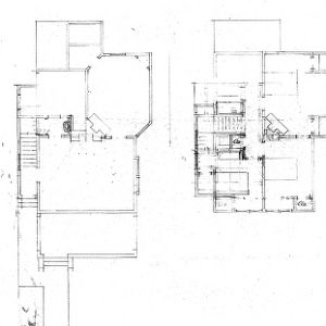 Residence- Miss Cora Drummond- Magnolia Ave.--Floor Plan