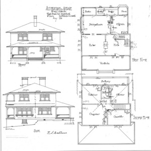 Alterations to Cottage- for D.S. Watson, French Broad Ave.