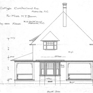 Cottage- Cumberland Ave.- for Miss M.T. Brown--South Side