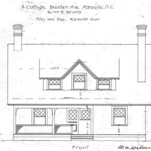 A Cottage- Bearden Ave.- for Mr. E. Bruns--Front