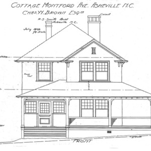 Cottage- Montford Ave- Chas W. Brown, Front
