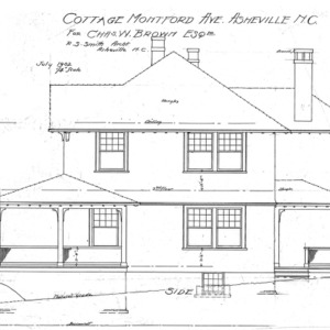 Cottage- Montford Ave- Chas W. Brown, Side