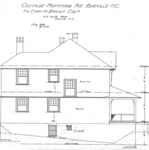 Cottage- Montford Ave- Chas W. Brown, Side