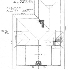 Cottage- Cumberland Ave.- for J.J. Brown--Attic Floor Plan - No. 4