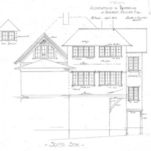 Residence for H.A. Miller--southside