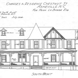 Changes to Residence Chestnut St. For Hugh LaBaube--South Front