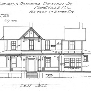 Changes to Residence Chestnut St. For Hugh LaBaube--East Side
