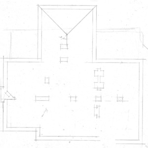 Changes to Cottage for Hugh LaBaube--Unidentified Sketch