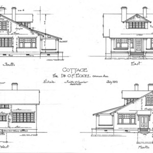 Cottage Dr. O. F. Eckel - Coleman Avenue--Elevations