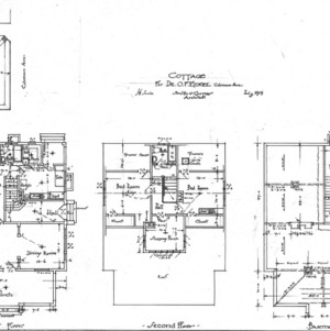 Cottage Dr. O. F. Eckel - Coleman Avenue--Floor Plans