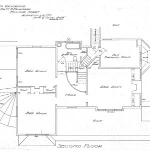 Alterations to Residence for Dr. W. B. Meacham--Second Floor