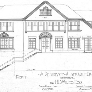 H.D. Miles Residence - Albemarle Park--Front
