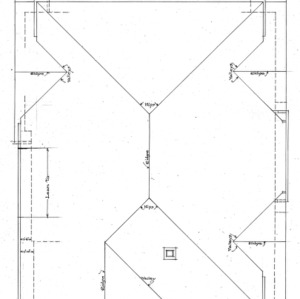 Cottage “F” Manor Park - for Manor Park Co.--Roof Plan