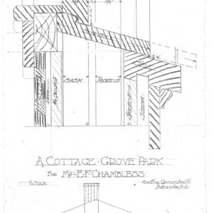 A Cottage Grove Park - for Mr. E. F. Chambless--Jamb Detail-Rear