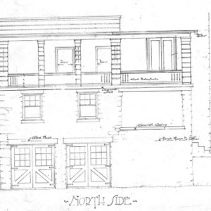 A Cottage for Wm. J. Bryan - Edwin Place--Gable Cornice and Section through Outside Walls