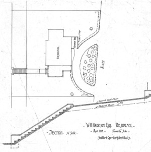 W. H. Harrison Residence - Grove Park--Section
