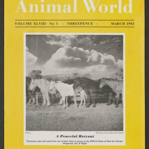 Animal World, March 1953