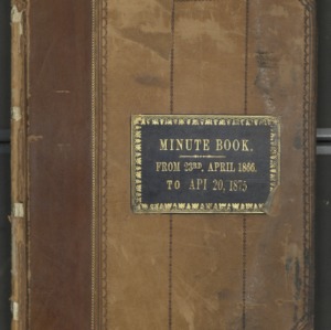 ASPCA Minute Book, 1866-1875