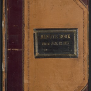 ASPCA Minute Book, 1893-1898