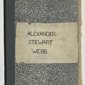 ASPCA Scrapbook, Alexander Stewart Webb