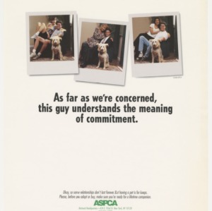 ASPCA "Commitment" poster