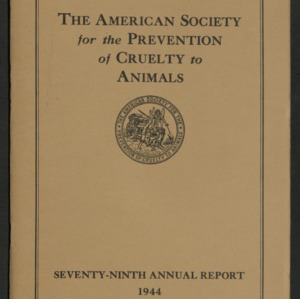 ASPCA Seventy-Ninth Annual Report, 1944